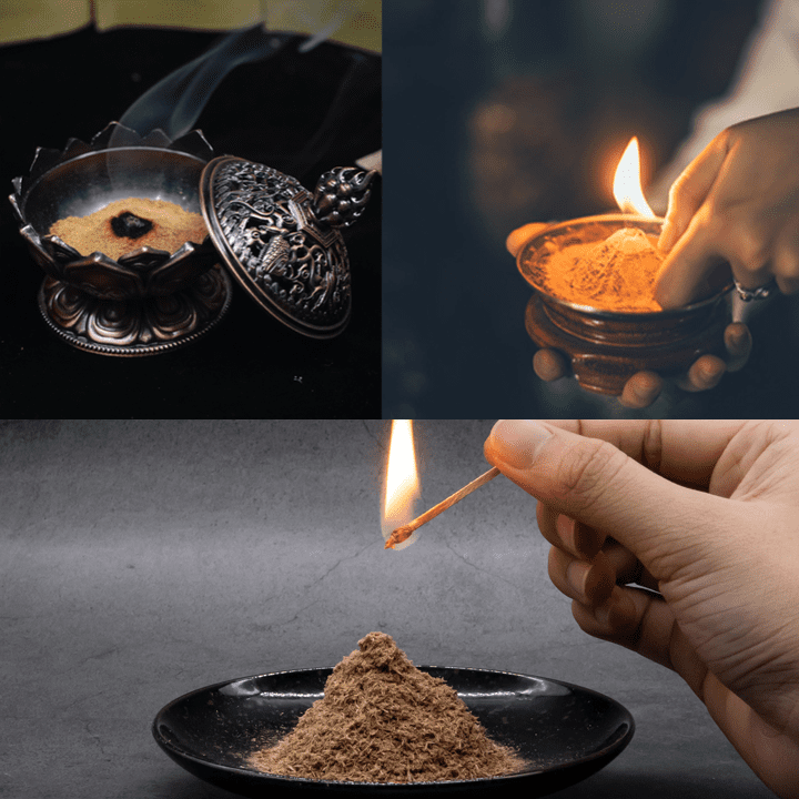 Hướng dẫn đốt bột xông